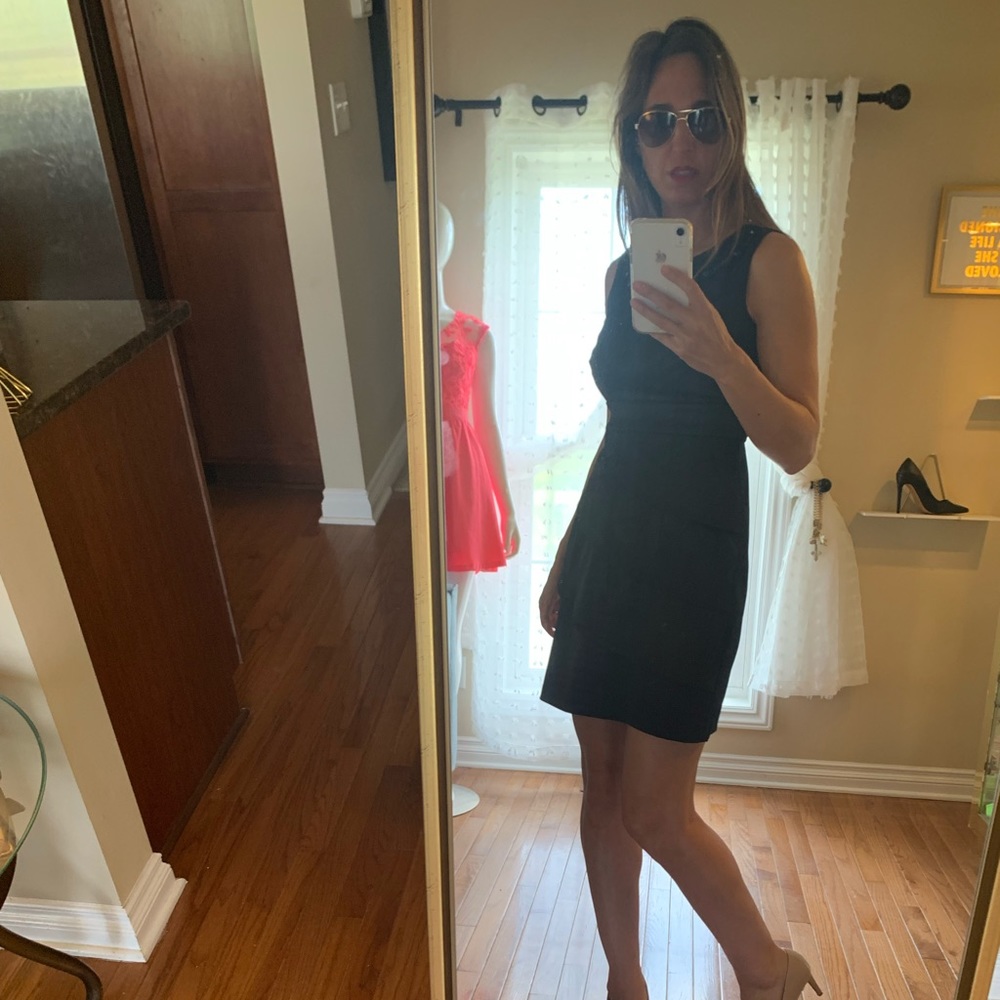 SATIN LITTLE BLACK DRESS 🖤 - Picture 3 of 5